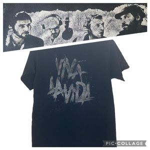 Y2K Coldplay Double-sided T-shirt